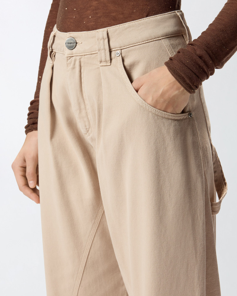 OLD-EFFECT LEATHER BALLOON TROUSERS 5