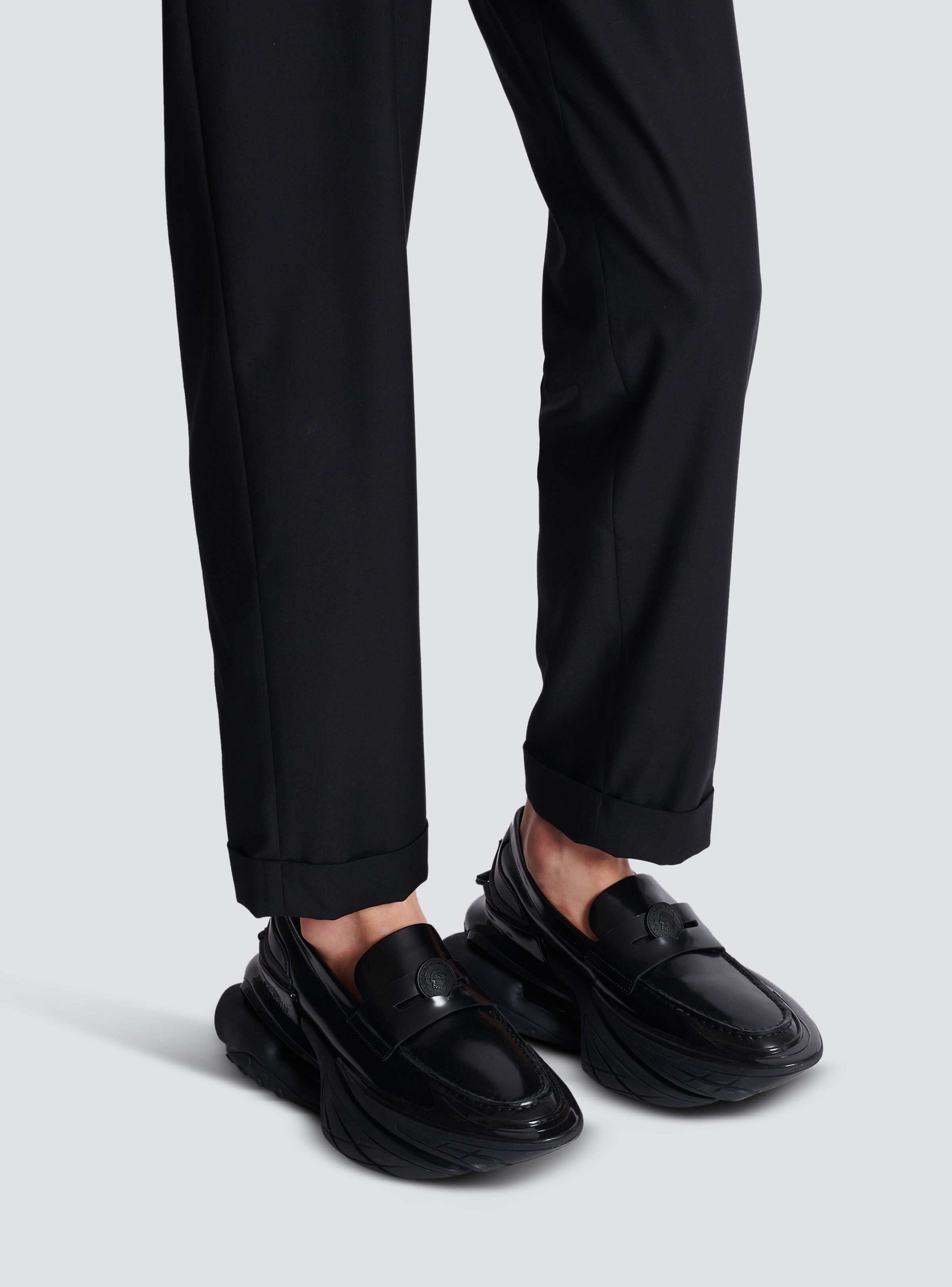Main Lab Unicorn glazed leather loafers - 9