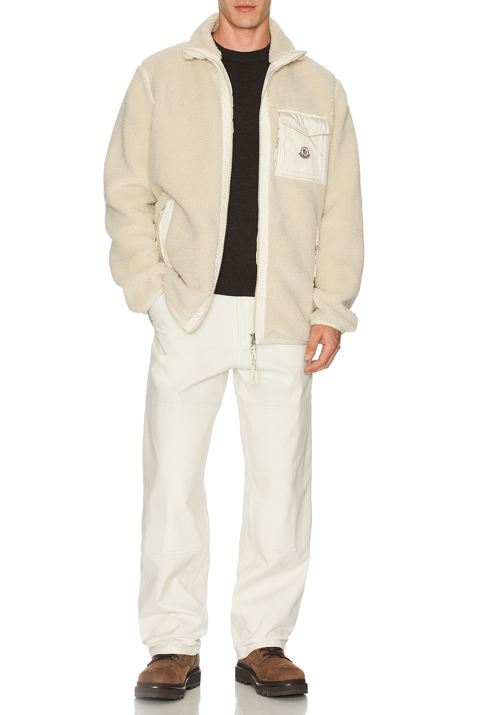 Fleece Zip Up Cardigan - 5