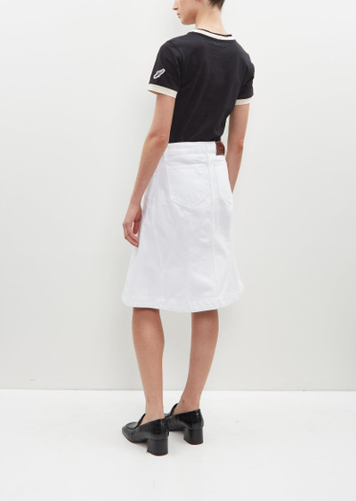 WALES BONNER Heritage Denim Skirt outlook
