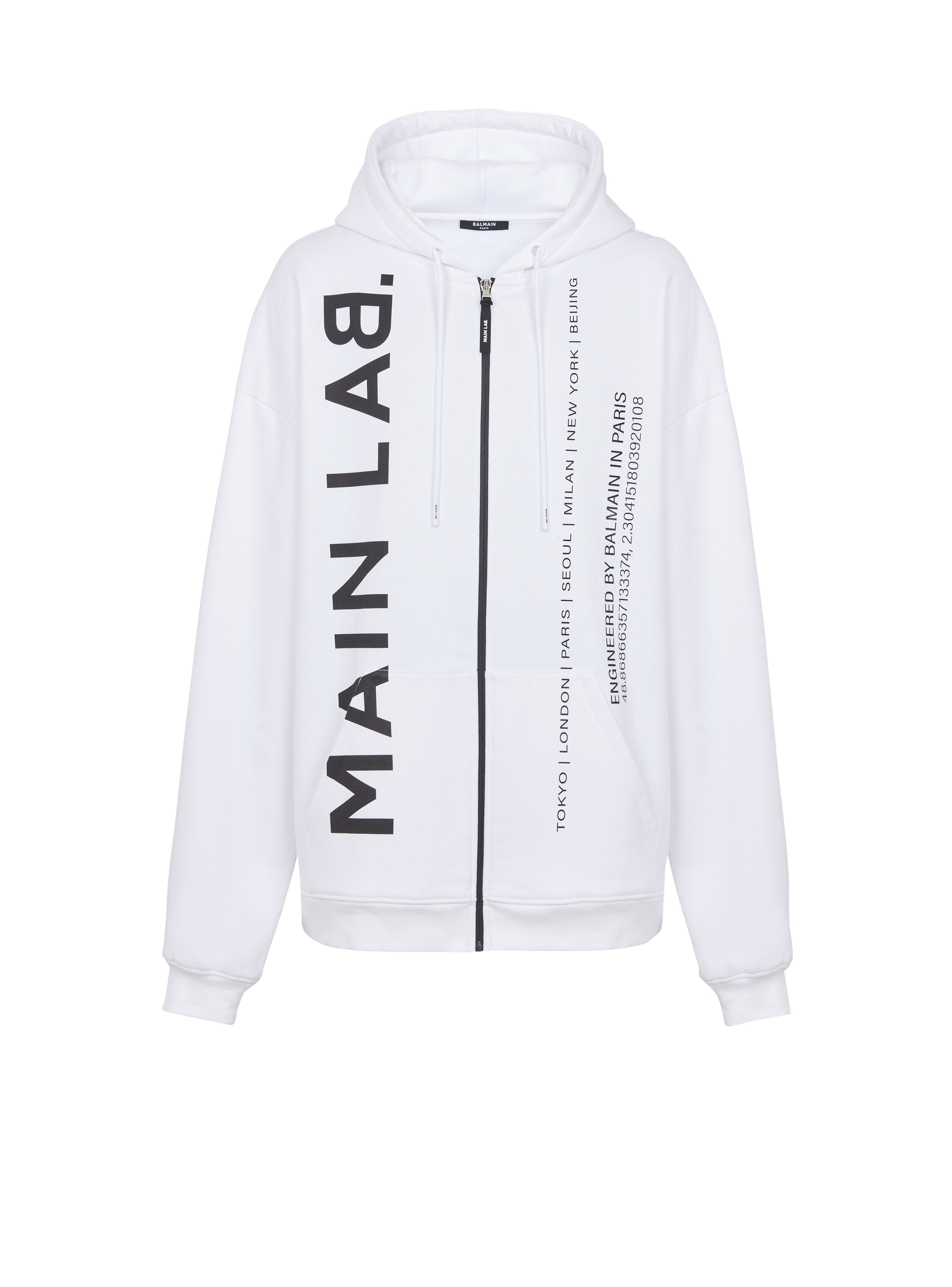 Balmain zipper hoodie sale