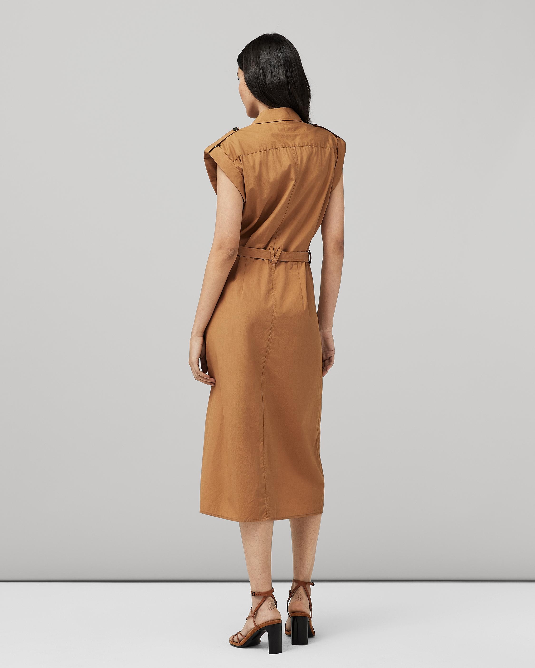 Roxanne Maxi Sleeveless Dress
Cotton Poplin Dress - 5