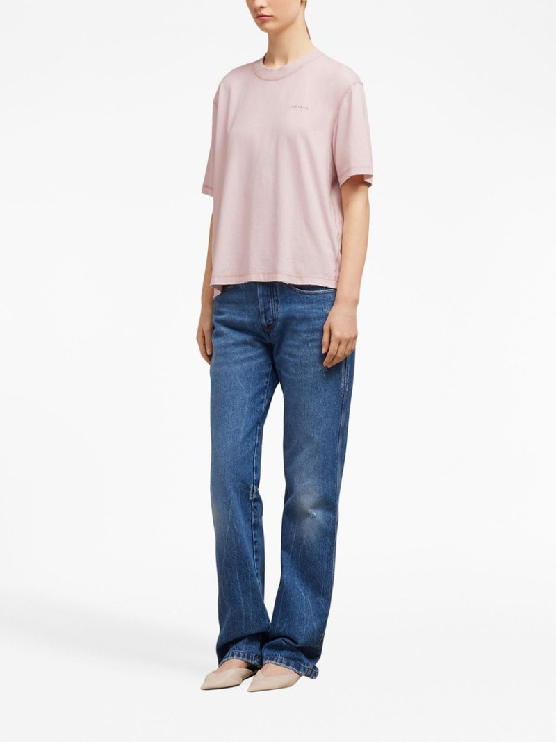 AMI Paris embroidered cotton T-Shirt outlook