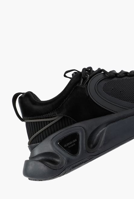 Black reflective material and mesh B-Runner sneakers - 7