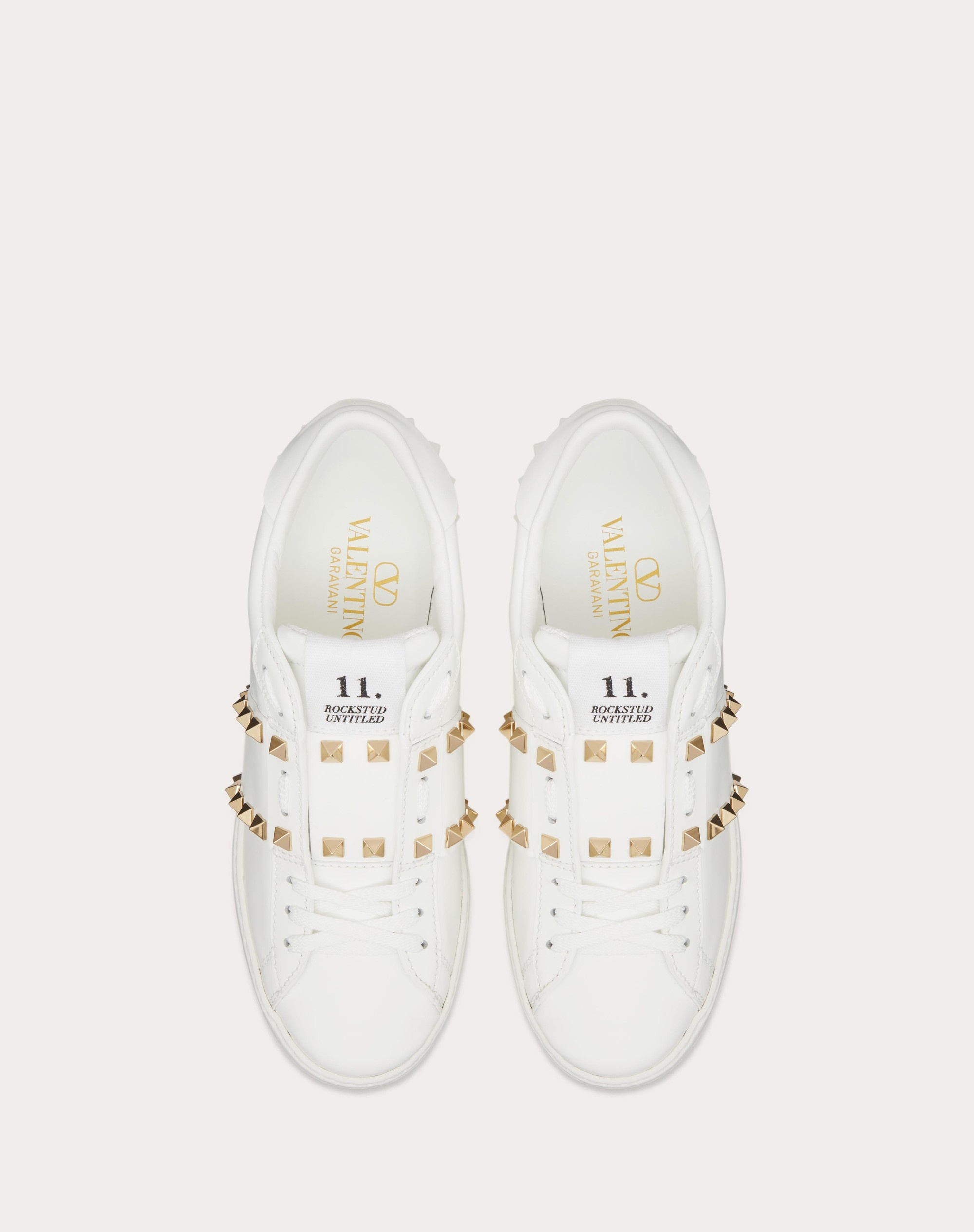 OPEN DISCO WEDGE SNEAKER IN CALFSKIN 85 MM - 4