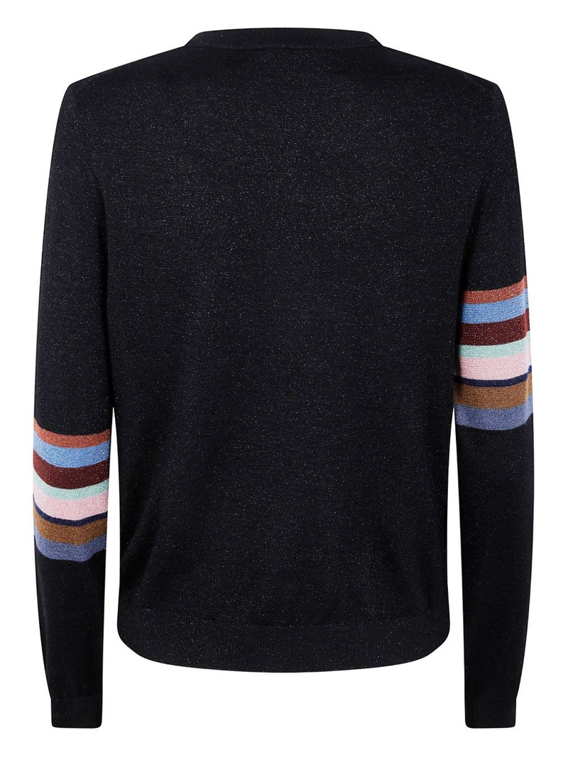 Paul Smith glitter-striped cardigan outlook