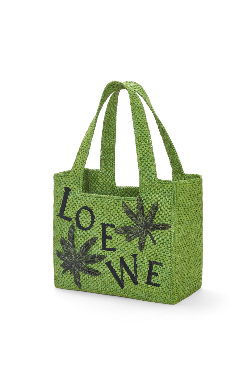 Leaf LOEWE Font Tote in raffia 2