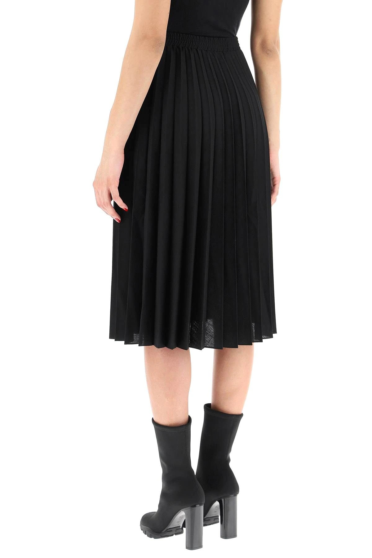 PLEATED SKIRT WITH LOGO - 4