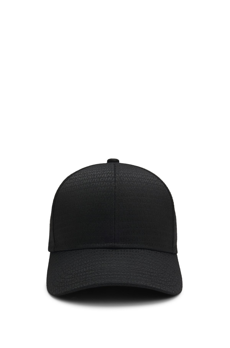 HUGO CAP WITH ALL-OVER LOGO JACQUARD outlook