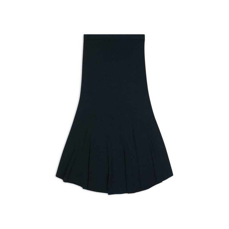 Women's Godet Skirt in Black 6
