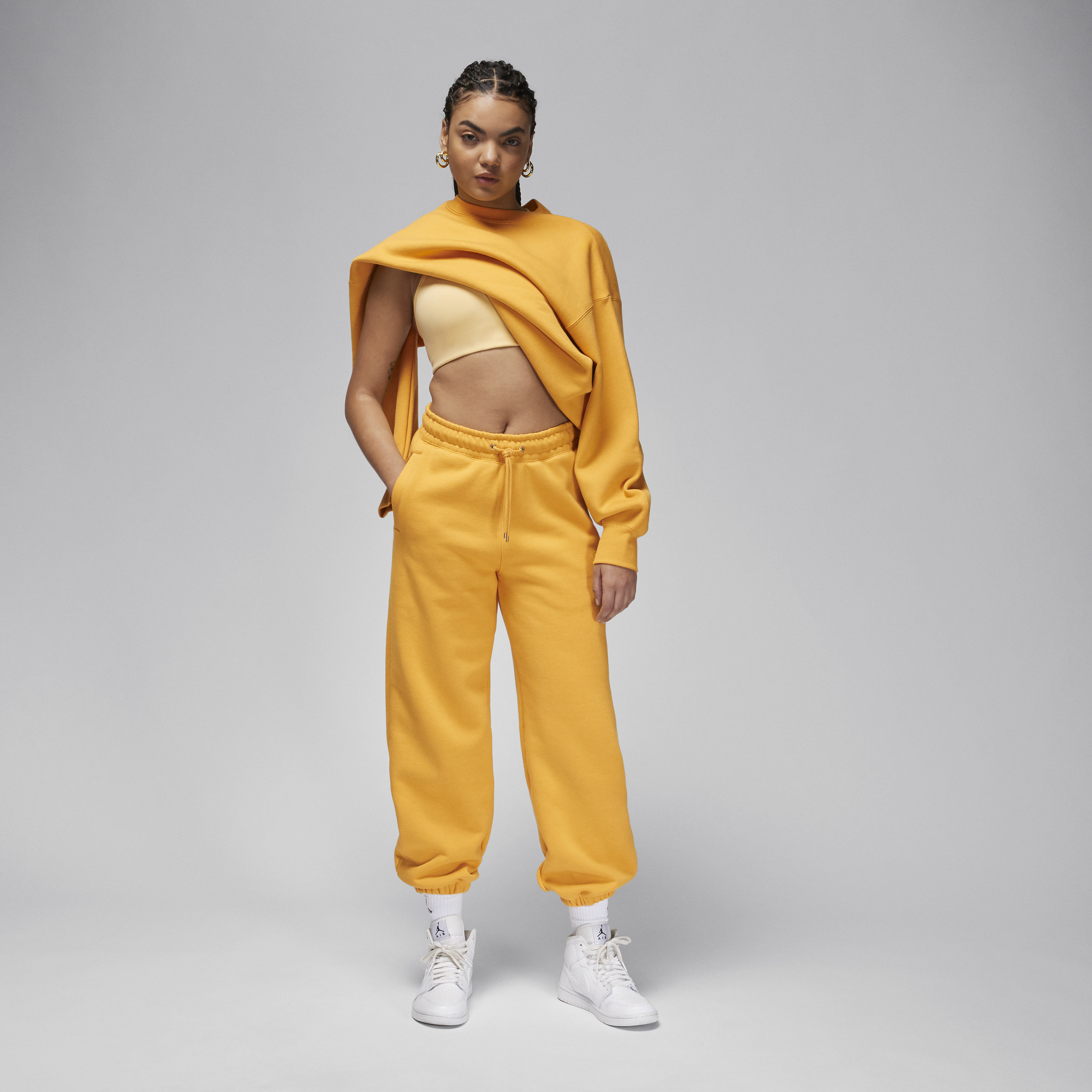 Women's Jordan Flight Fleece Crewneck Sweatshirt - 5