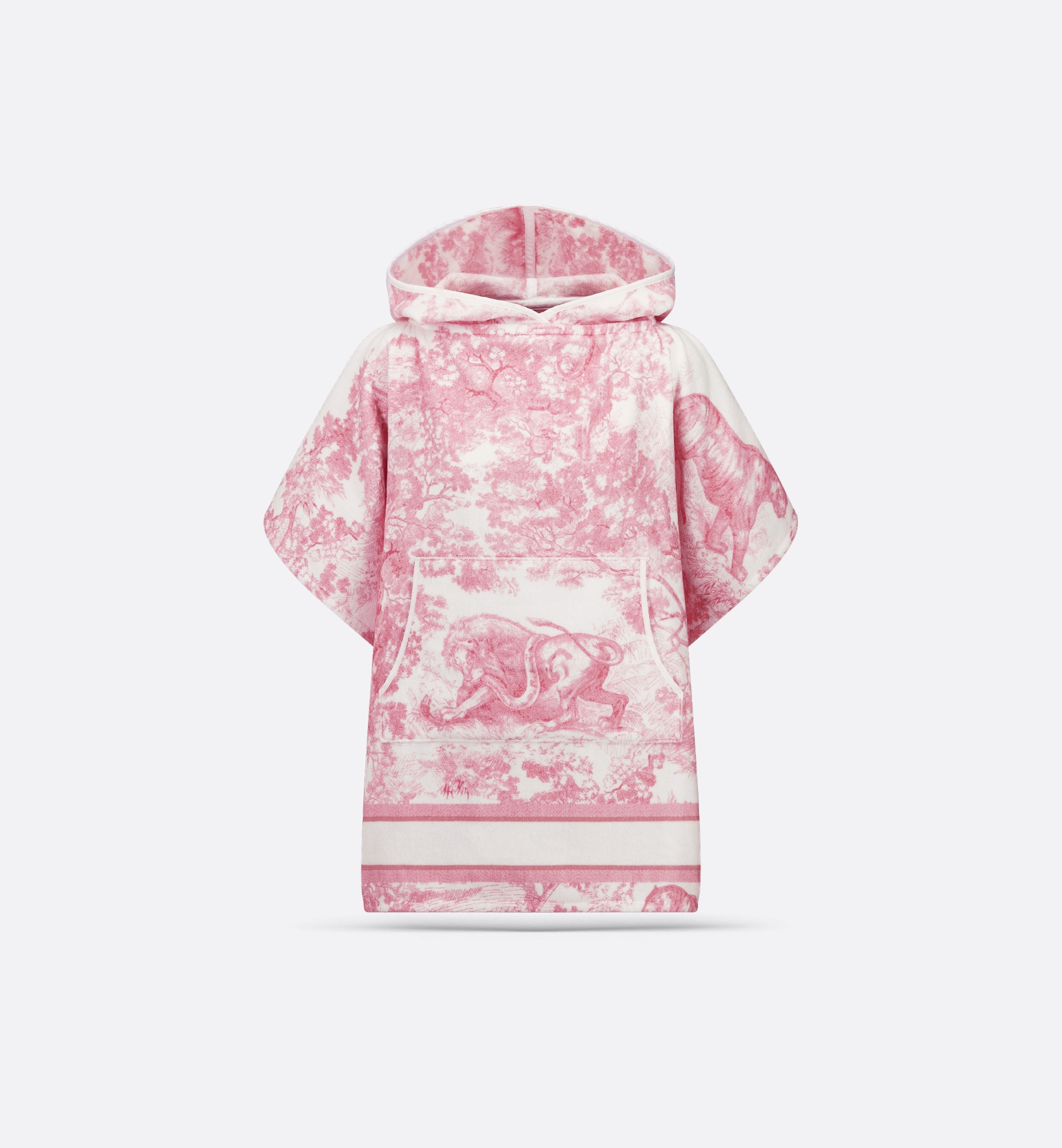 Dioriviera Toile de Jouy Sauvage Hooded Poncho - 1