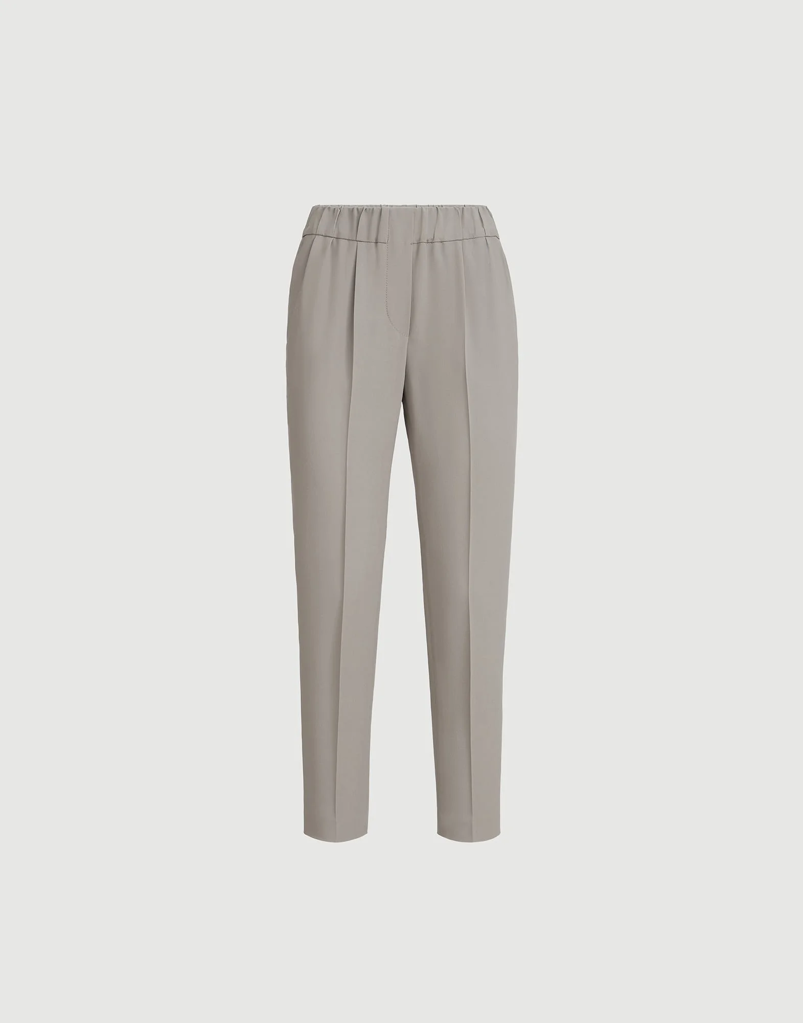 Silk and acetate crêpe cady tailored jogger trousers - 1