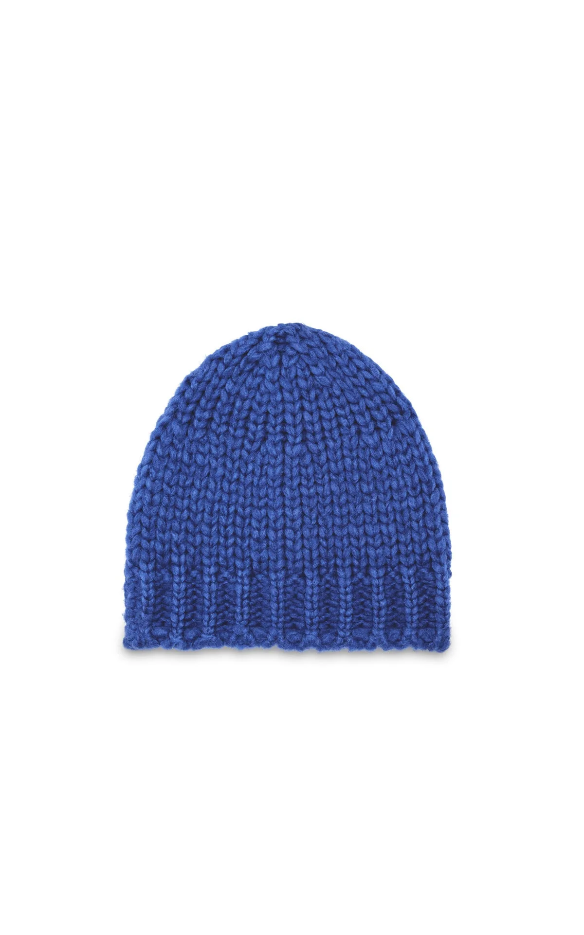 Pacino Knit Hat in Cobalt Welfat Cashmere - 1