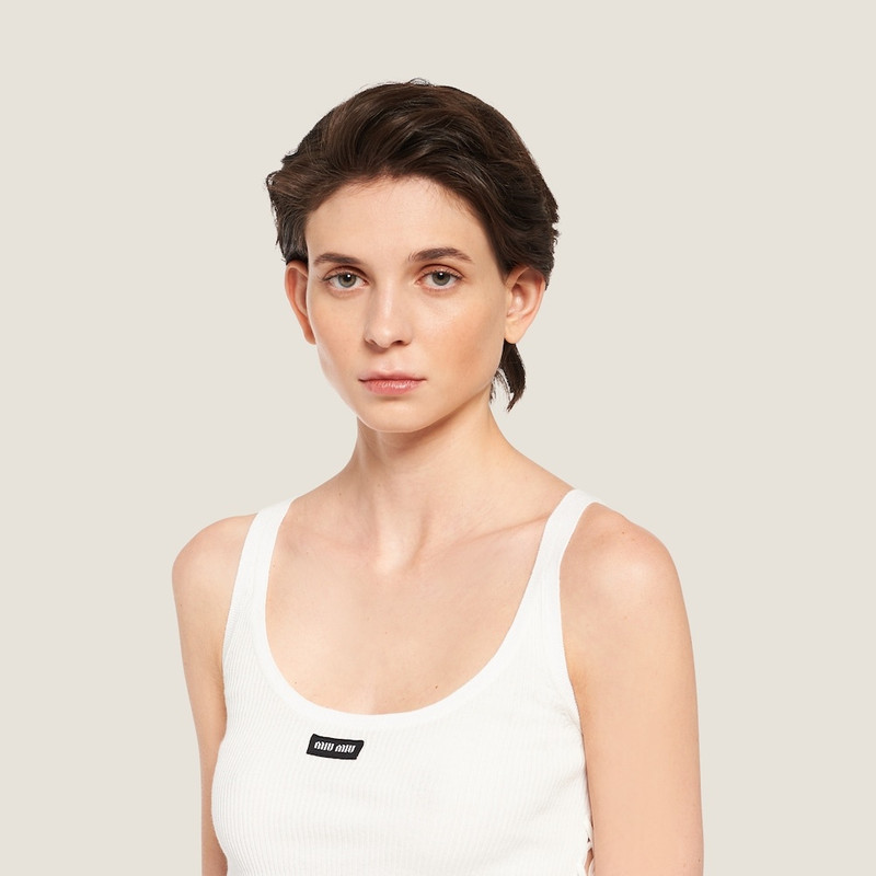 Cotton jersey tank top 3