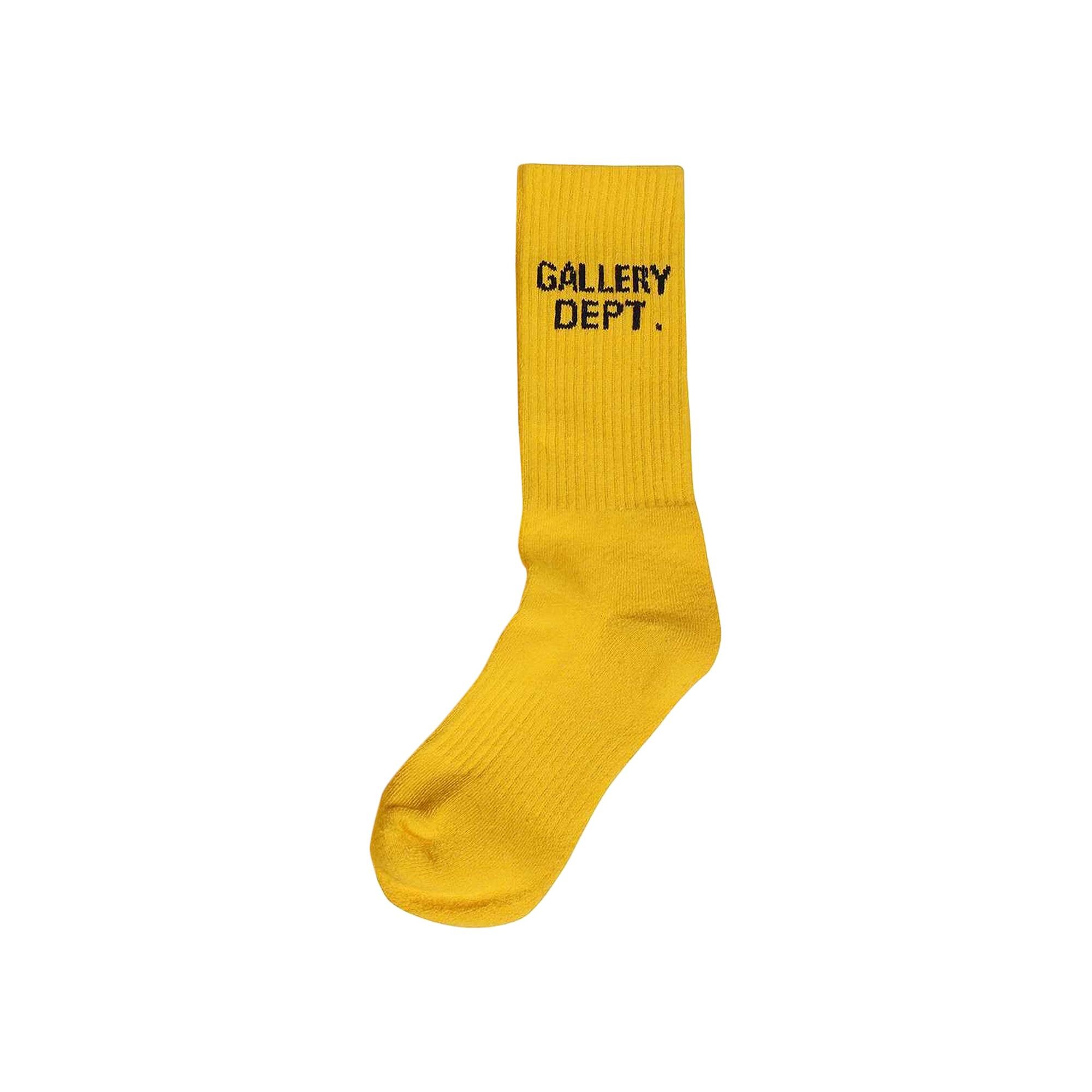 Gallery Dept. Clean Socks 'Fluorescent Yellow' - 1