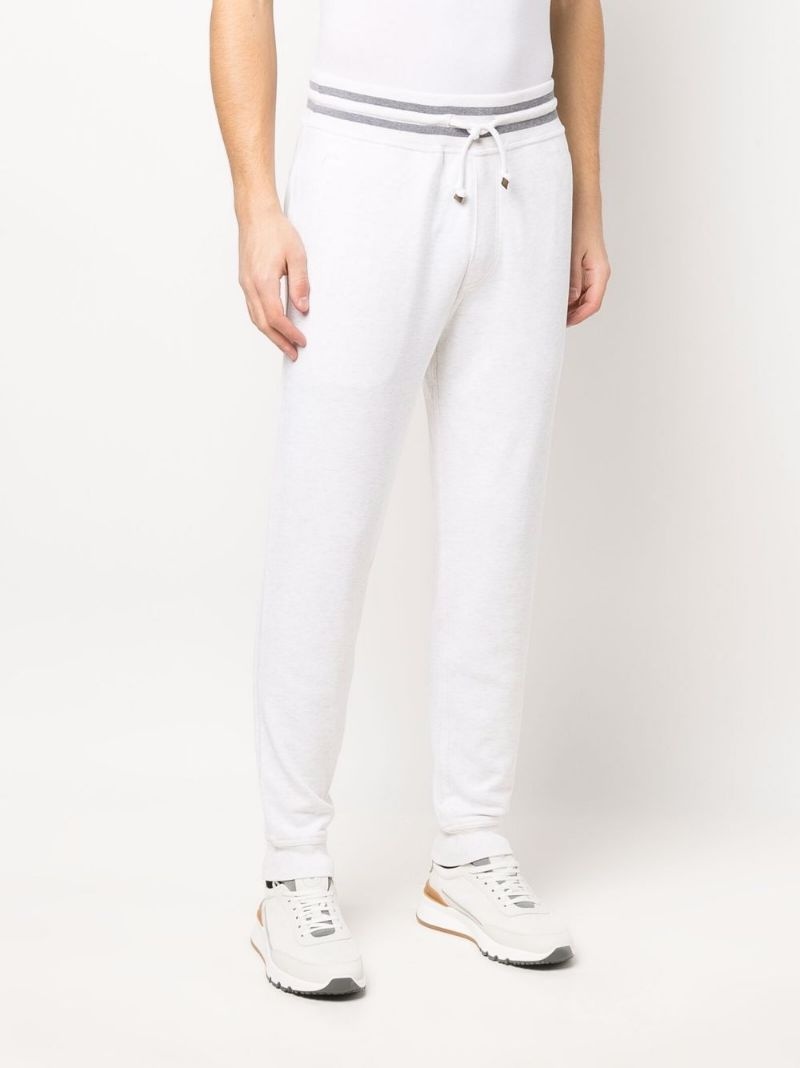 drawstring-waist track pants - 5