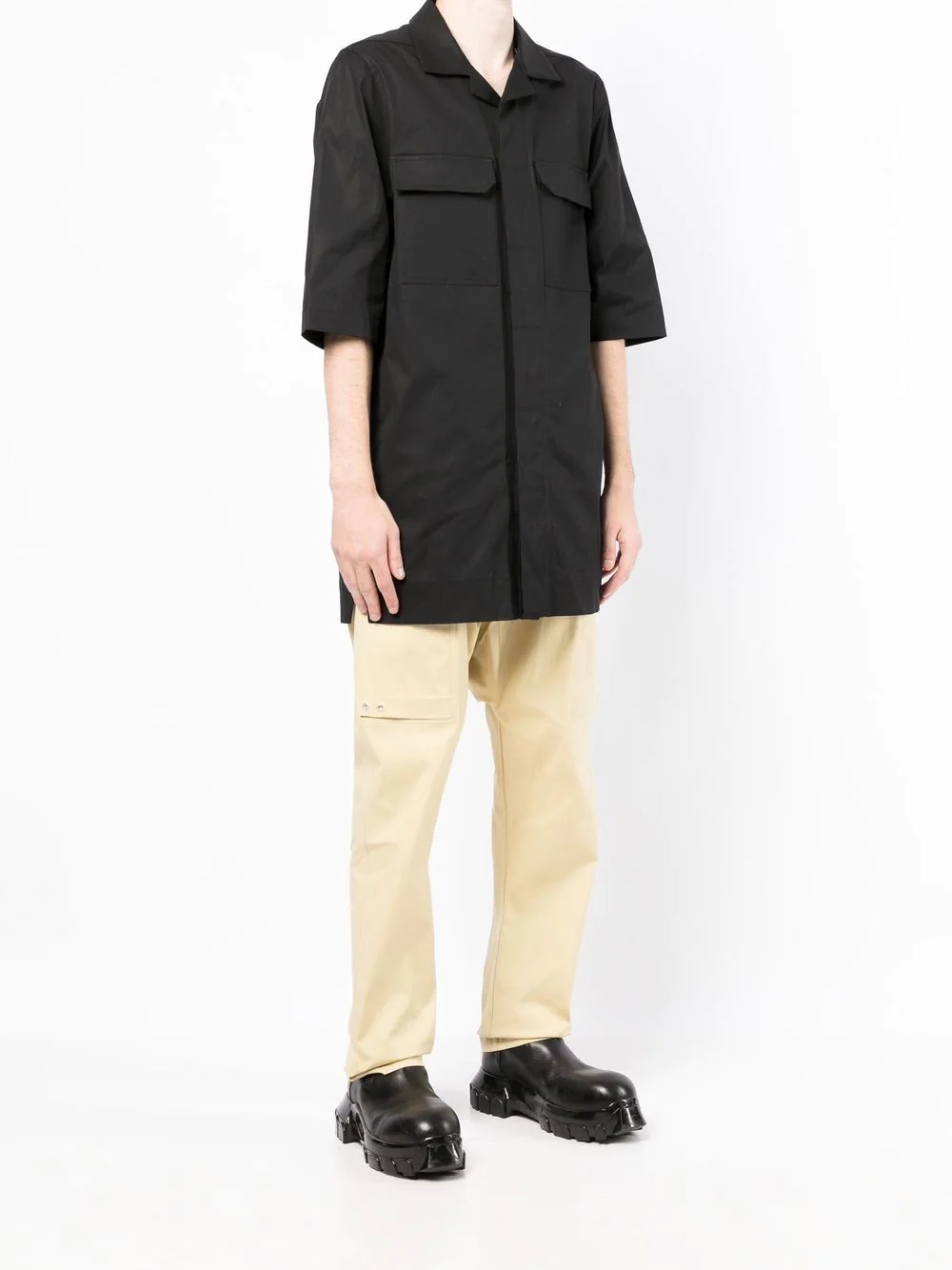 oversized short-sleeve shirt - 3