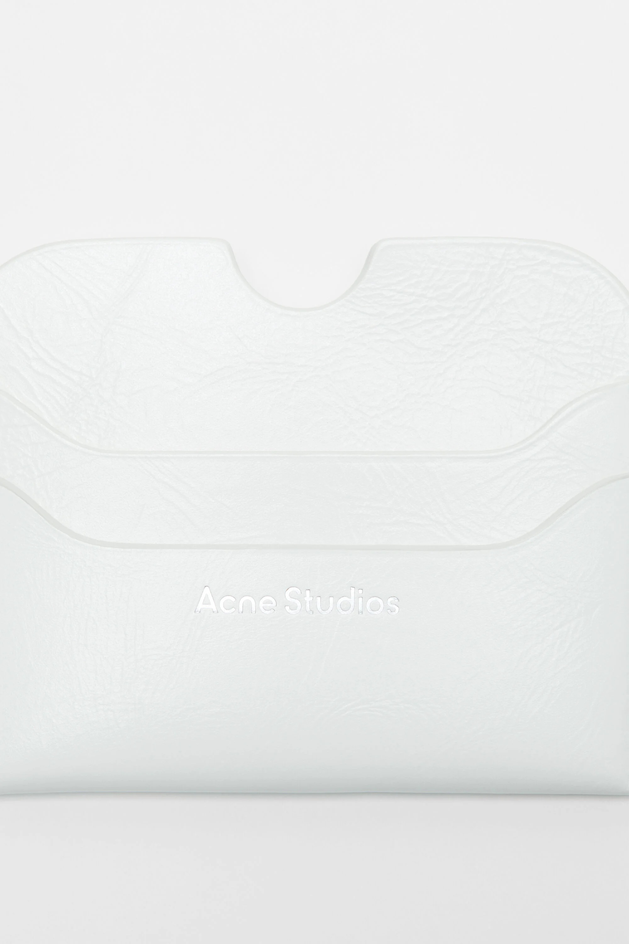 Leather card holder - Cream white - 5