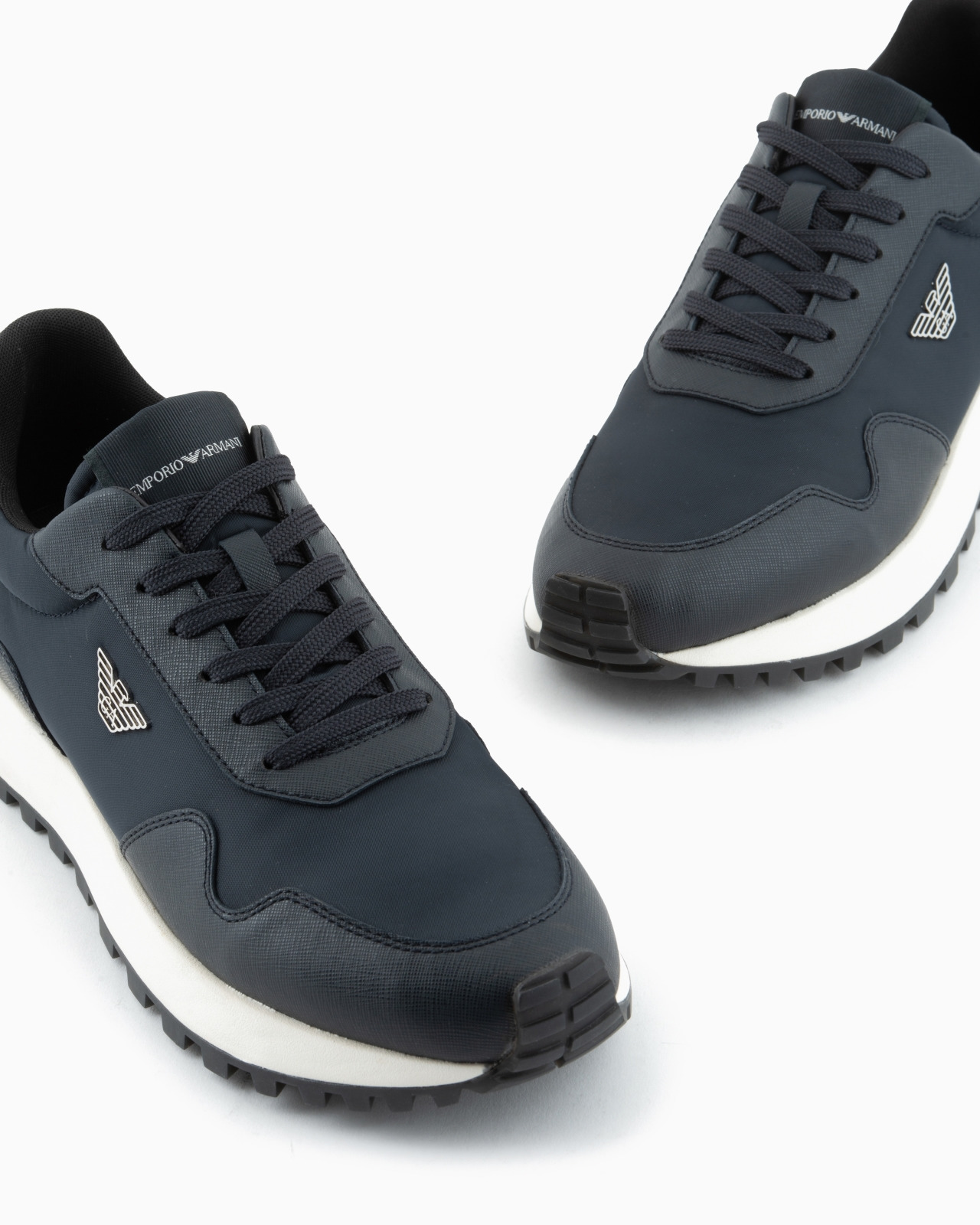 ASV recycled nylon sneakers with regenerated Saffiano details - 5