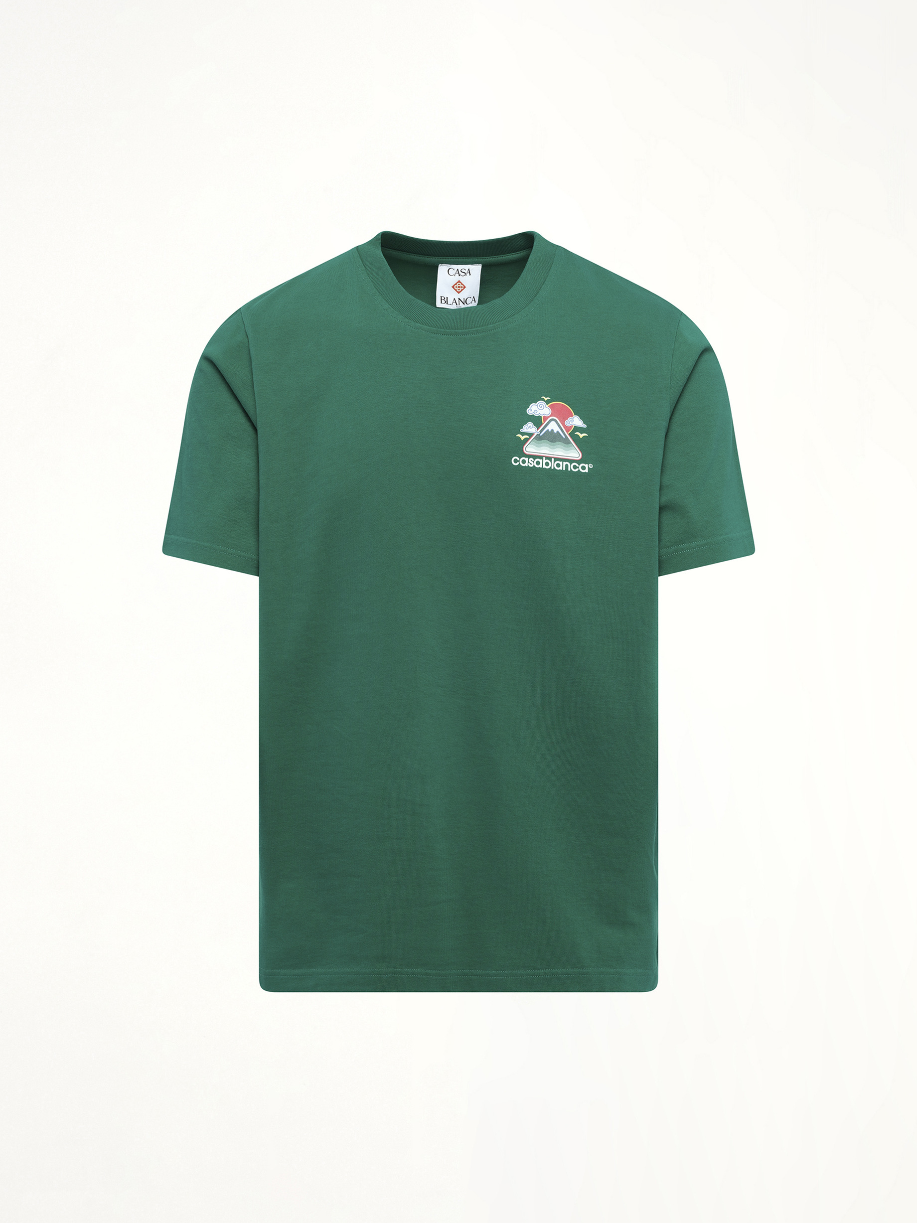 Montagne Ondulee T-Shirt in Green - 2