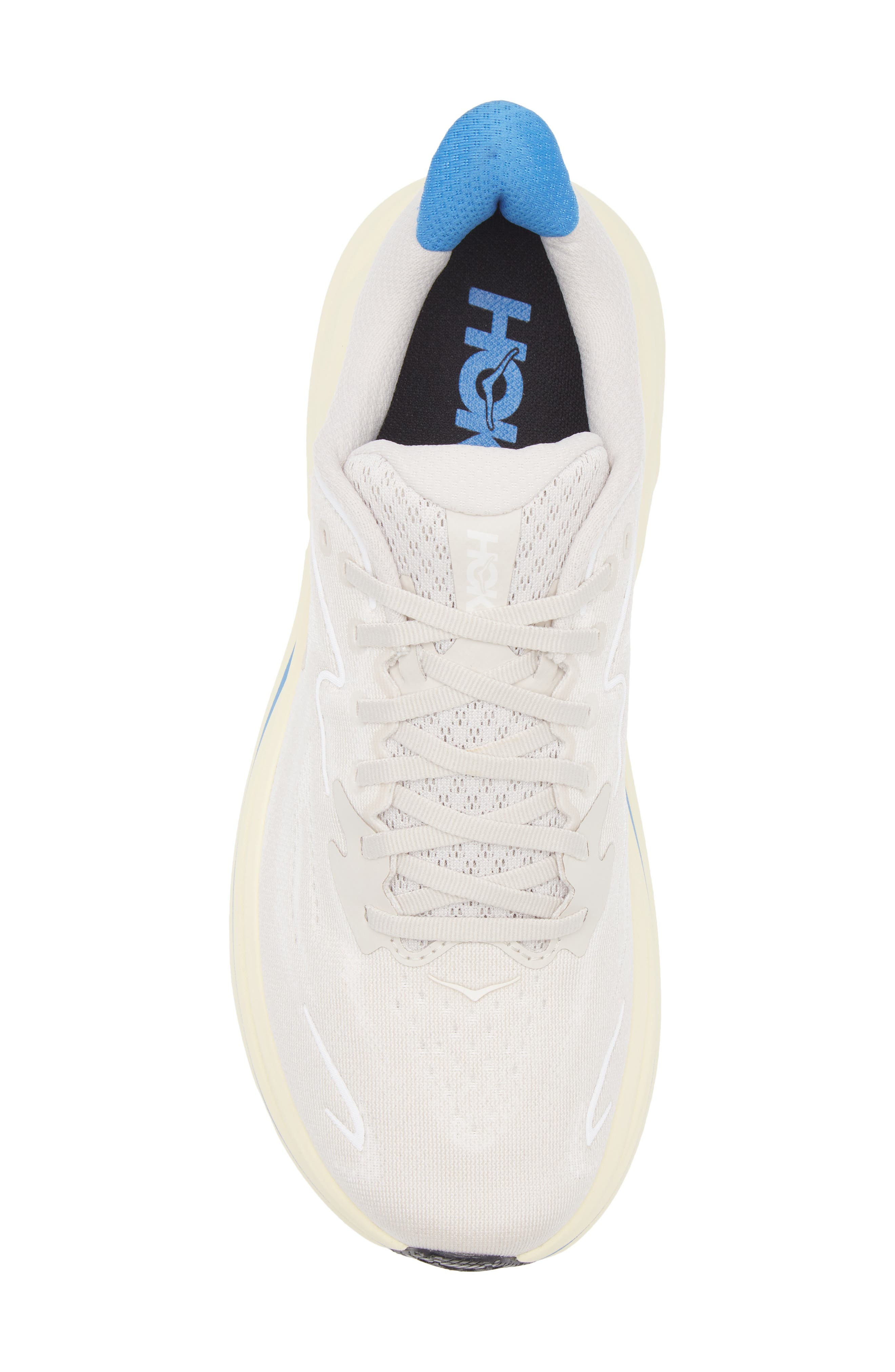 HOKA Clifton 10 Running Shoe in Stucco /Virtual Blue at Nordstrom - 5