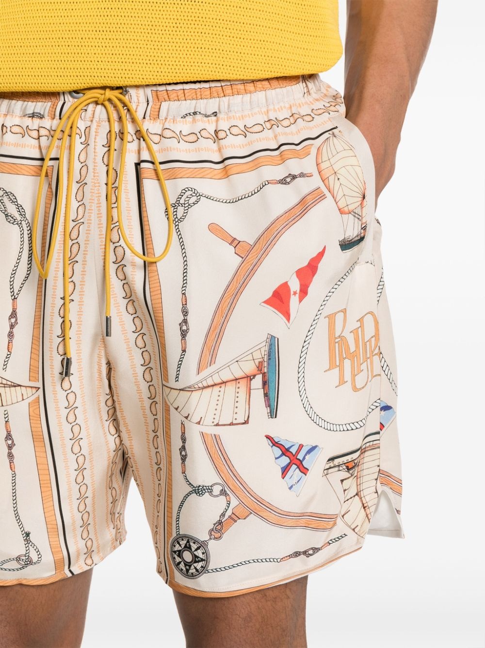 Nautica silk shorts - 5