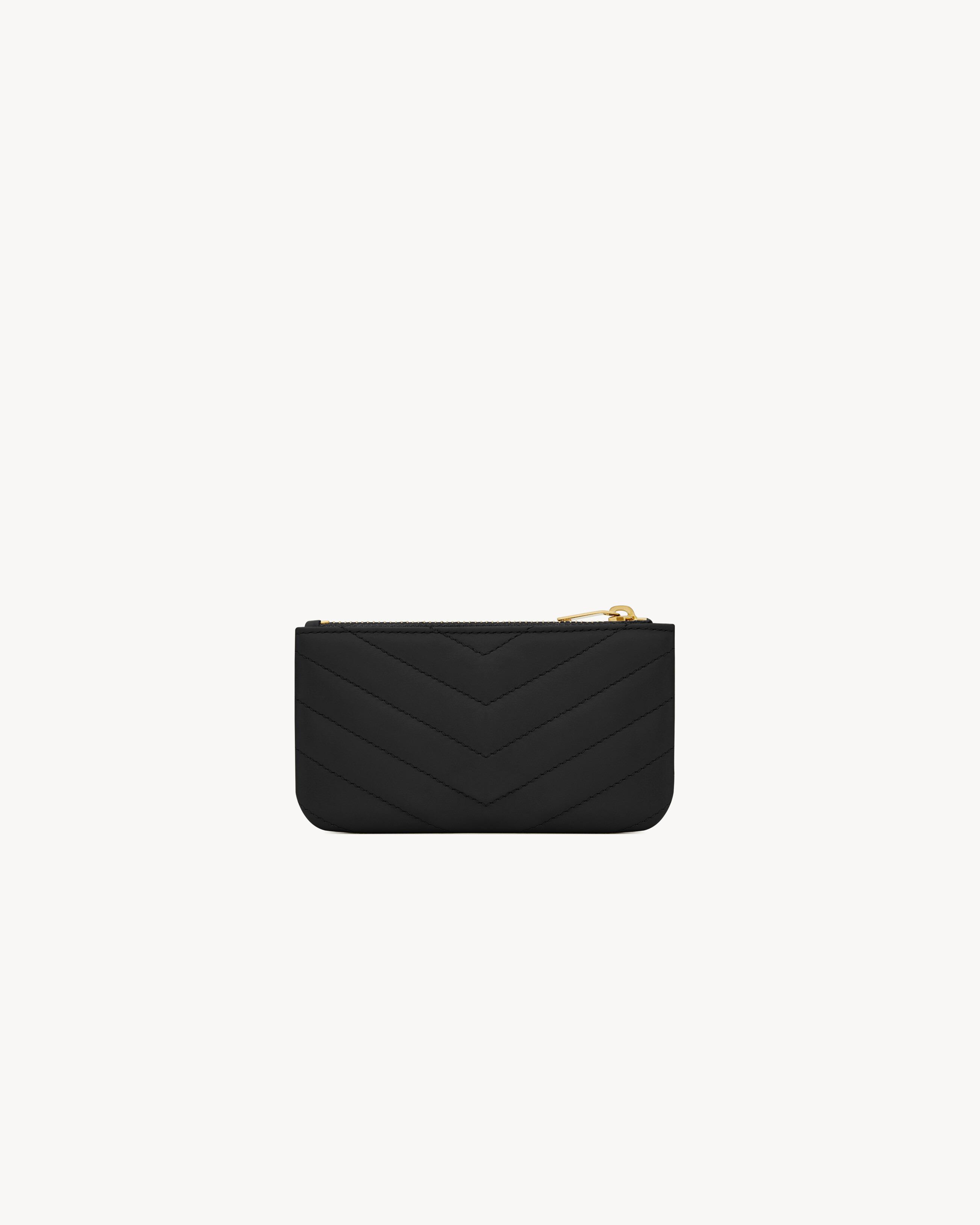 CASSANDRE MATELASSÉ KEY POUCH IN SMOOTH LEATHER - 2