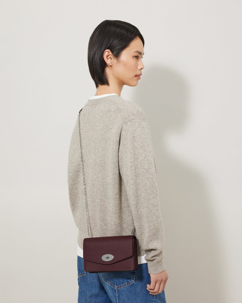 Mulberry Small Darley Black Cherry Small Classic Grain outlook