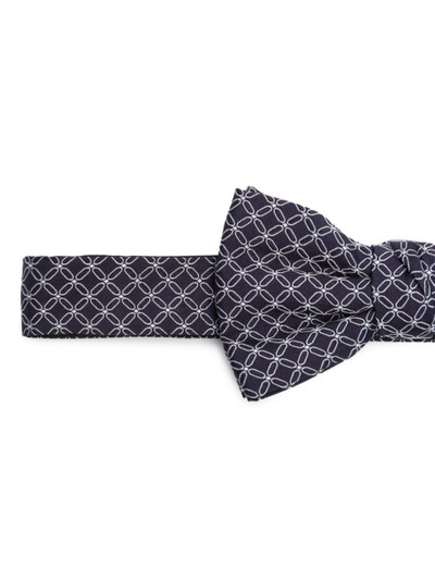 Lanvin floral-jacquard silk bow tie outlook