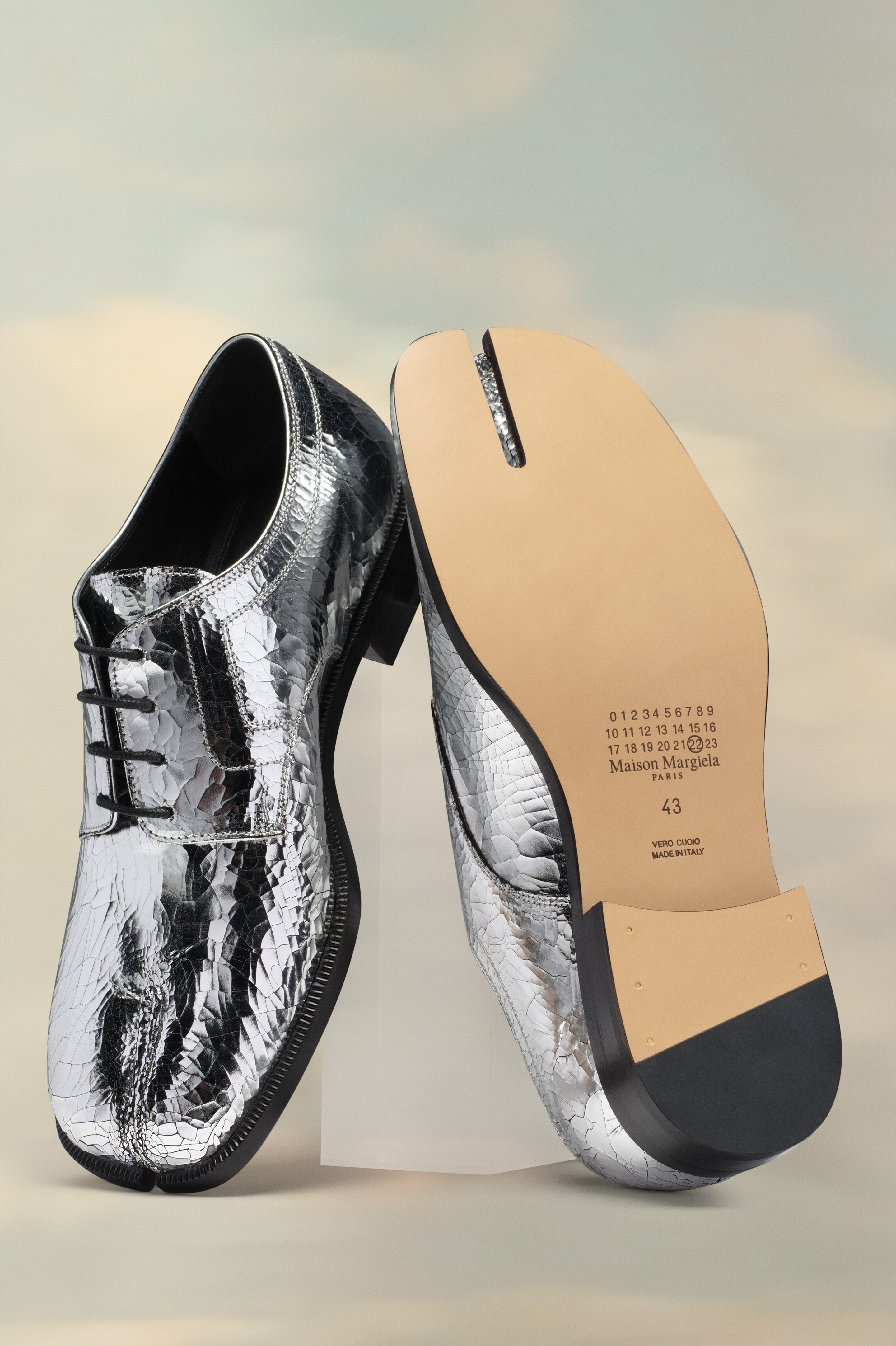 Tabi broken mirror lace-ups - 4
