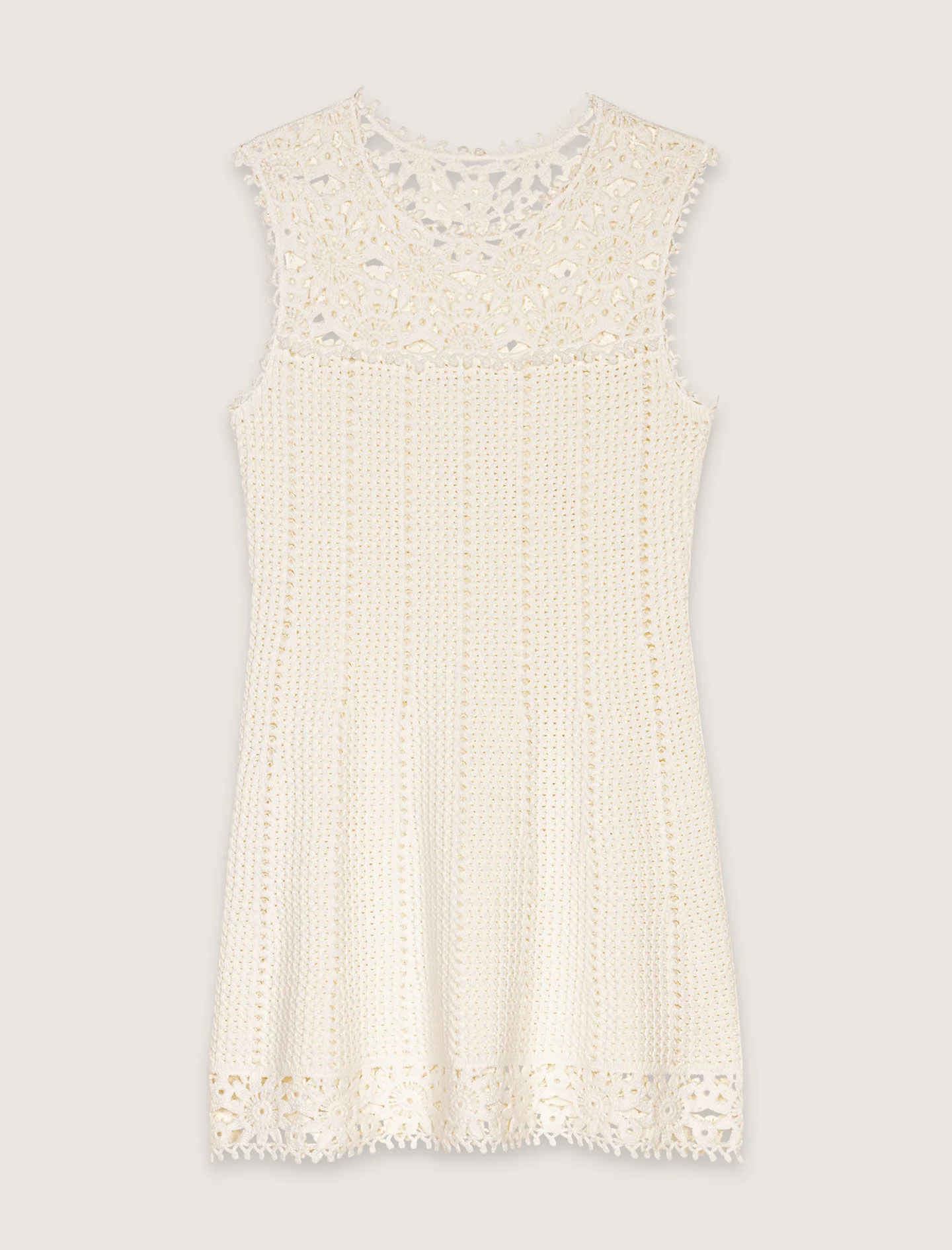 Mini crochet dress - 1