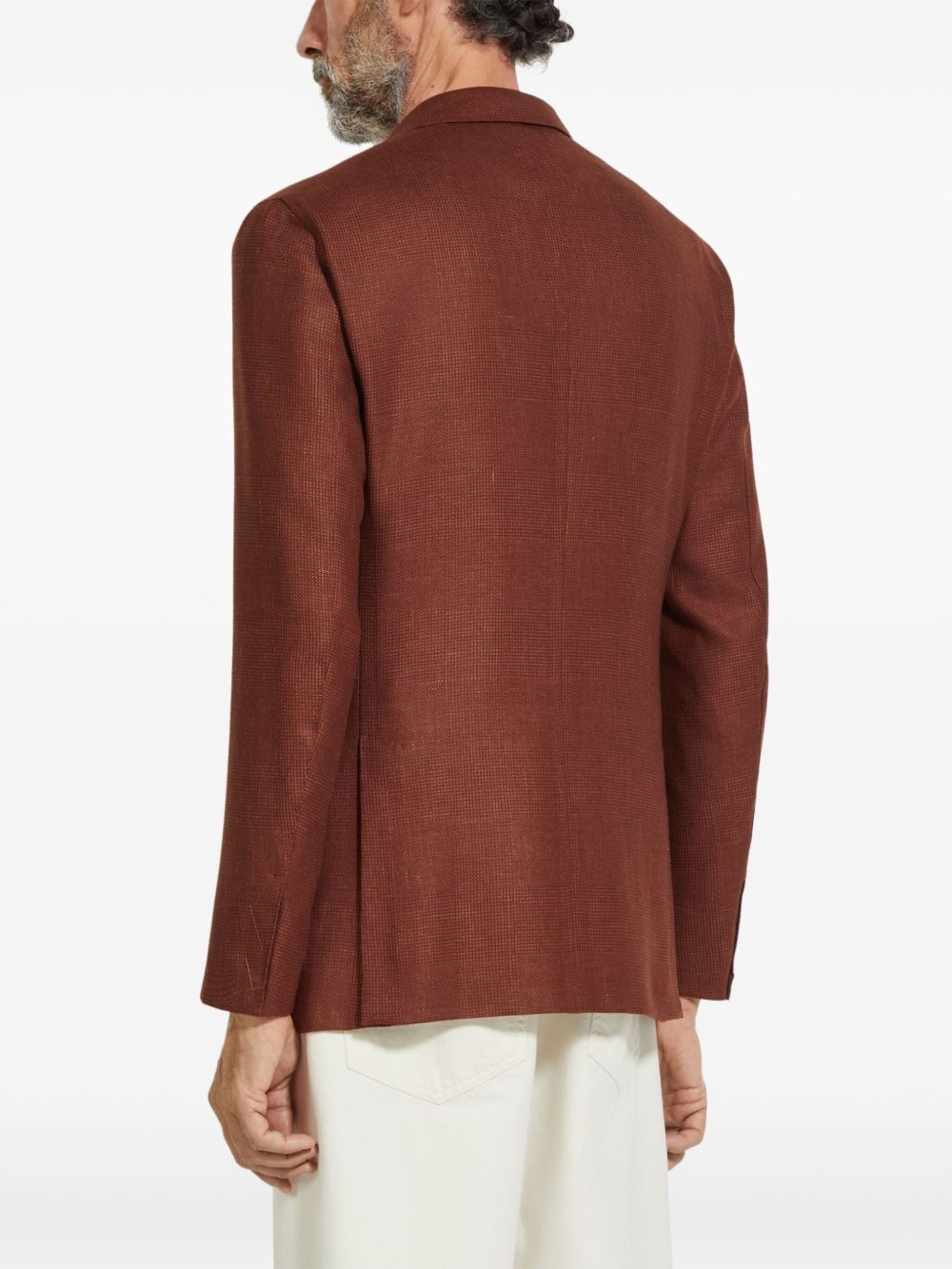 cashmere-blend blazer - 4