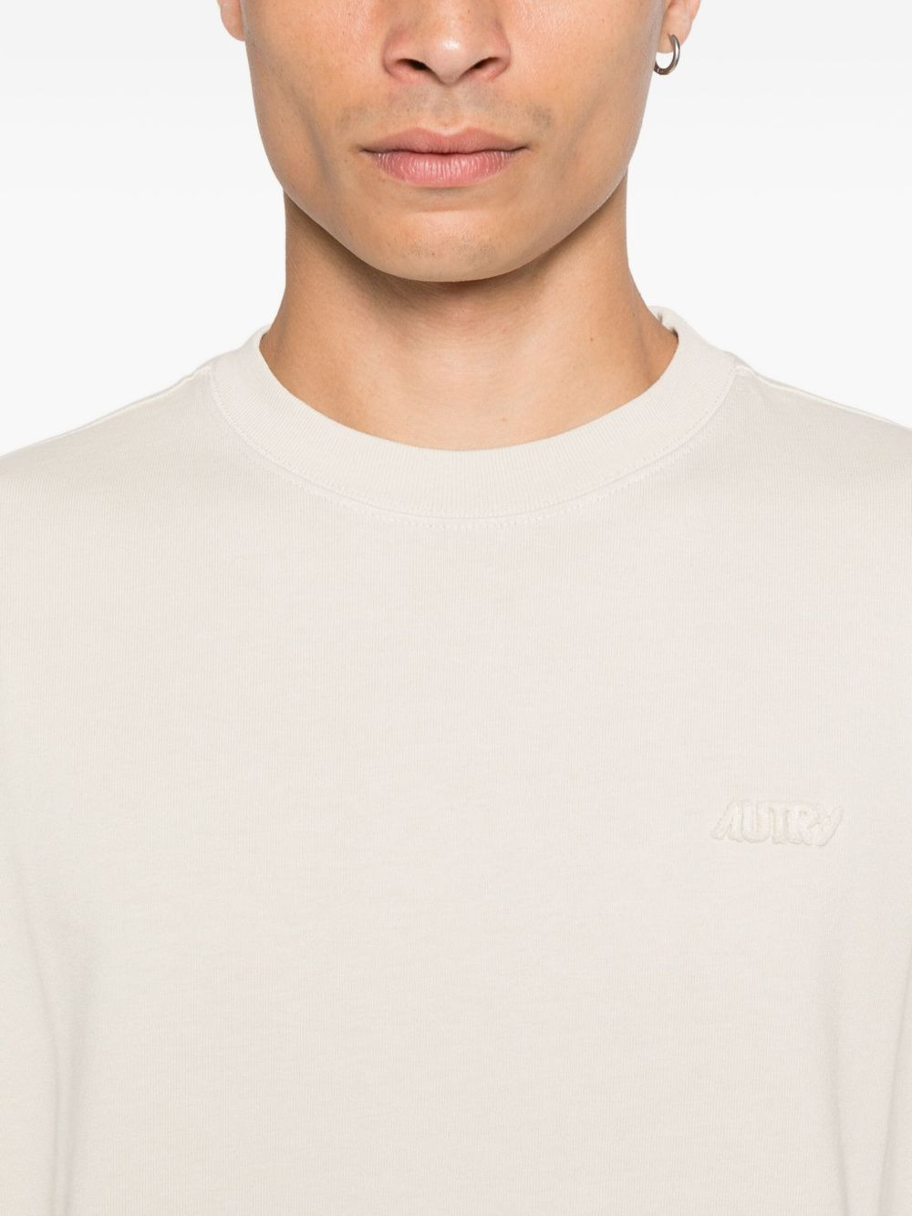 logo cotton T-shirt - 5