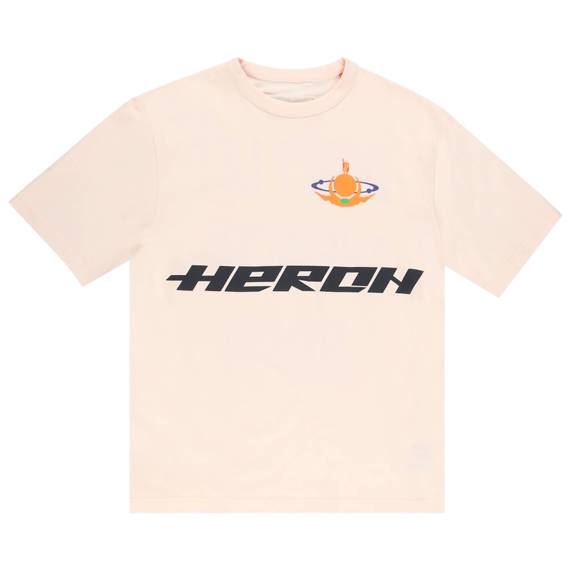 Heron Preston Globe Burn T-Shirt 'Pink' - 1