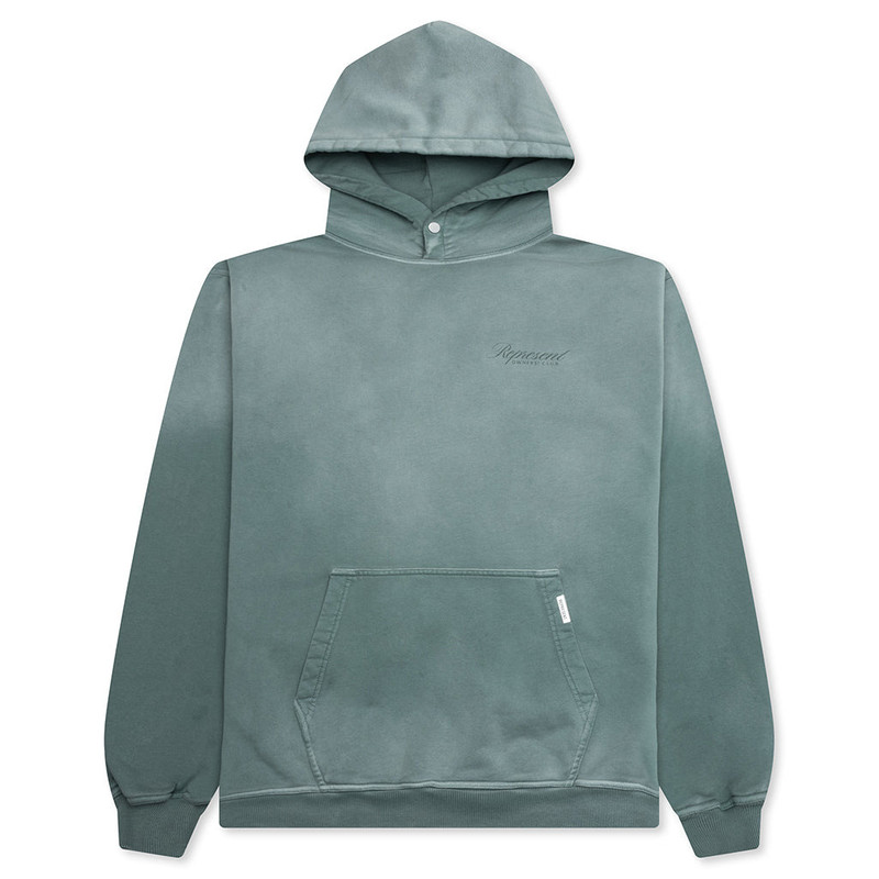 OWNERS CLUB SCRIPT HOODIE - VINTAGE GREEN 1