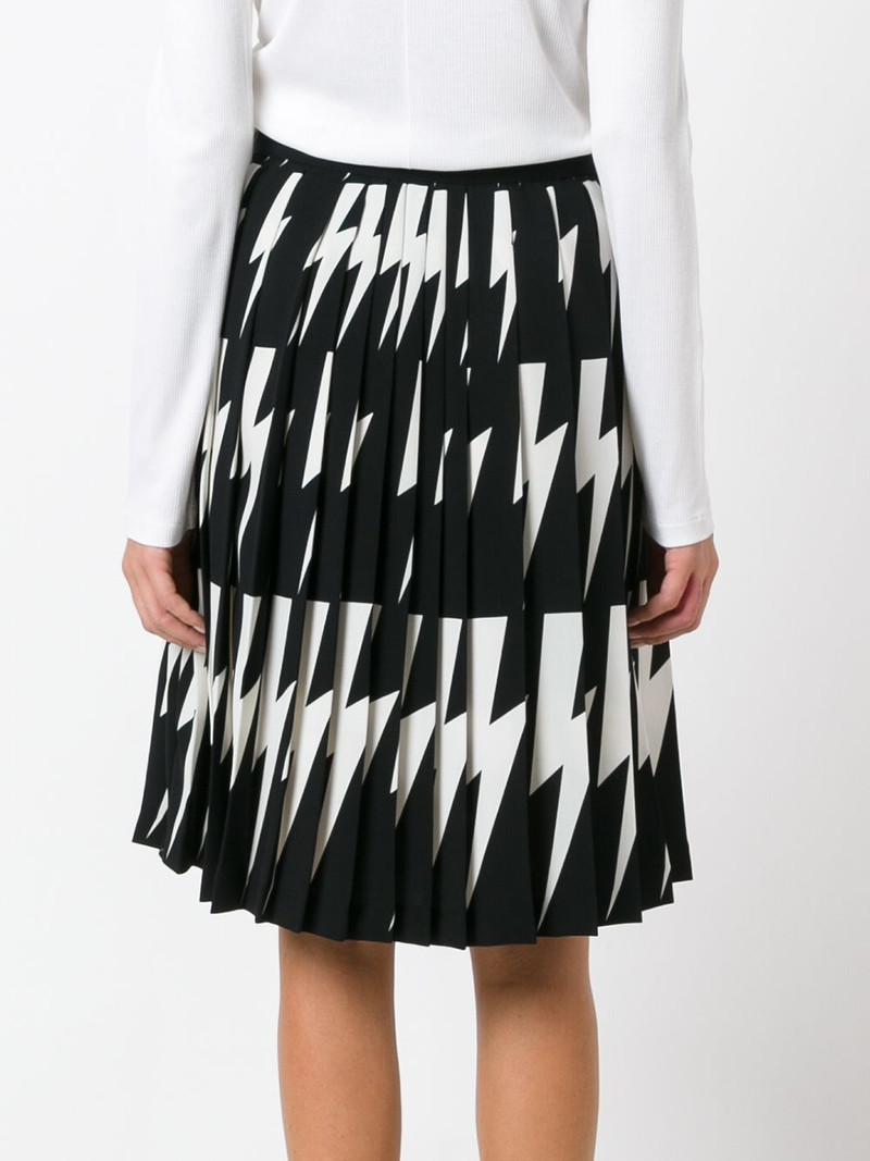 lightning bolt pleated skirt 4