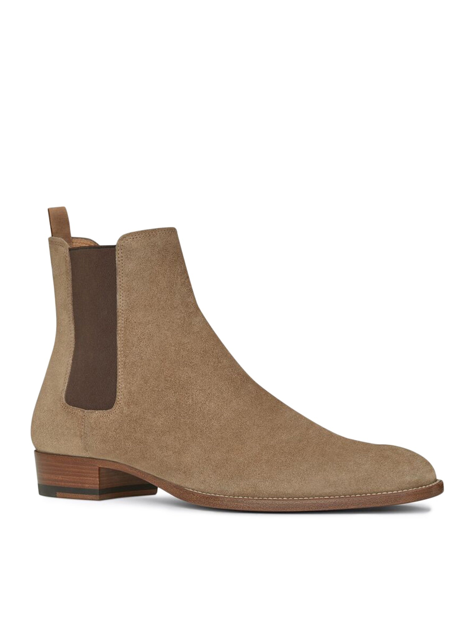TOBACCO-COLORED WYATT 30 CHELSEA BOOTS IN SUEDE - 2