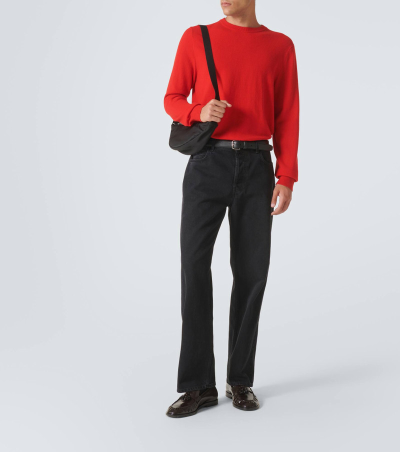 The Row Classic leather loafers outlook