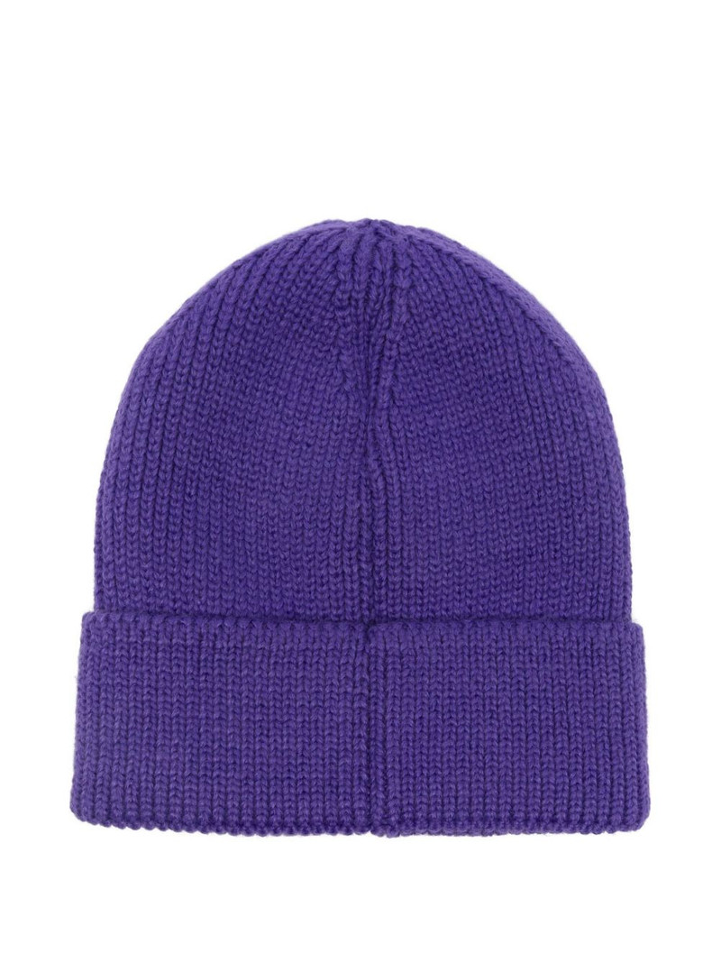 The North Face logo-patch beanie outlook