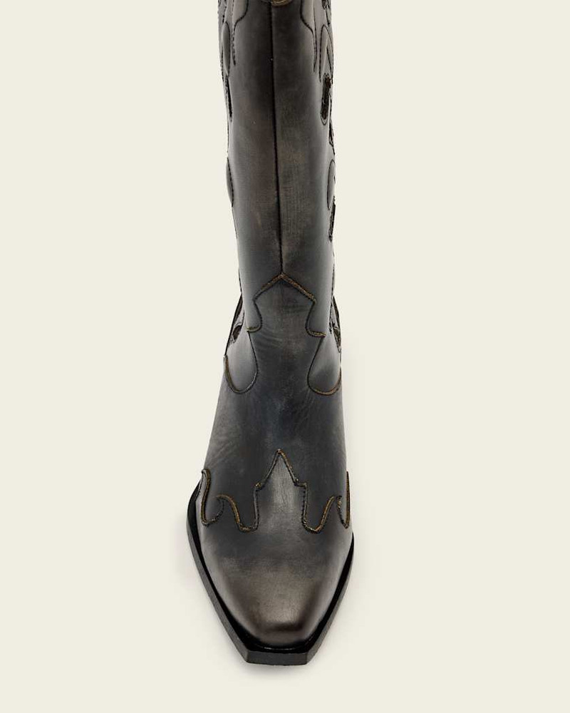 DOLLY WESTERN LEATHER BOOTS 3