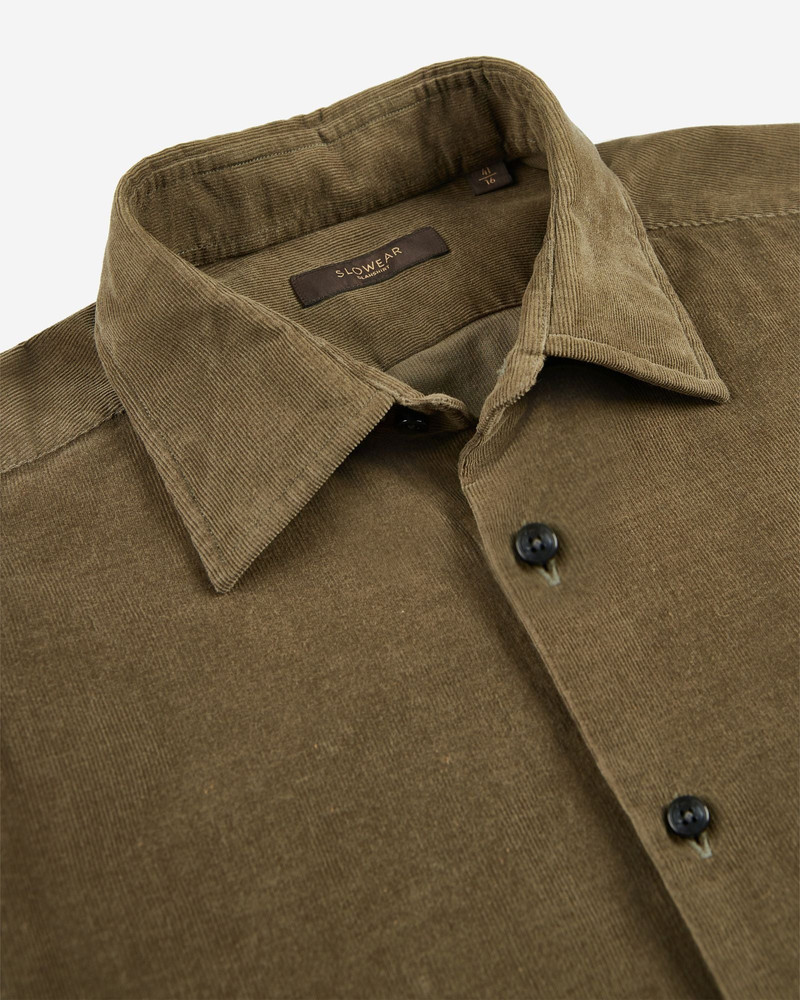 Regular fit corduroy shirt 6