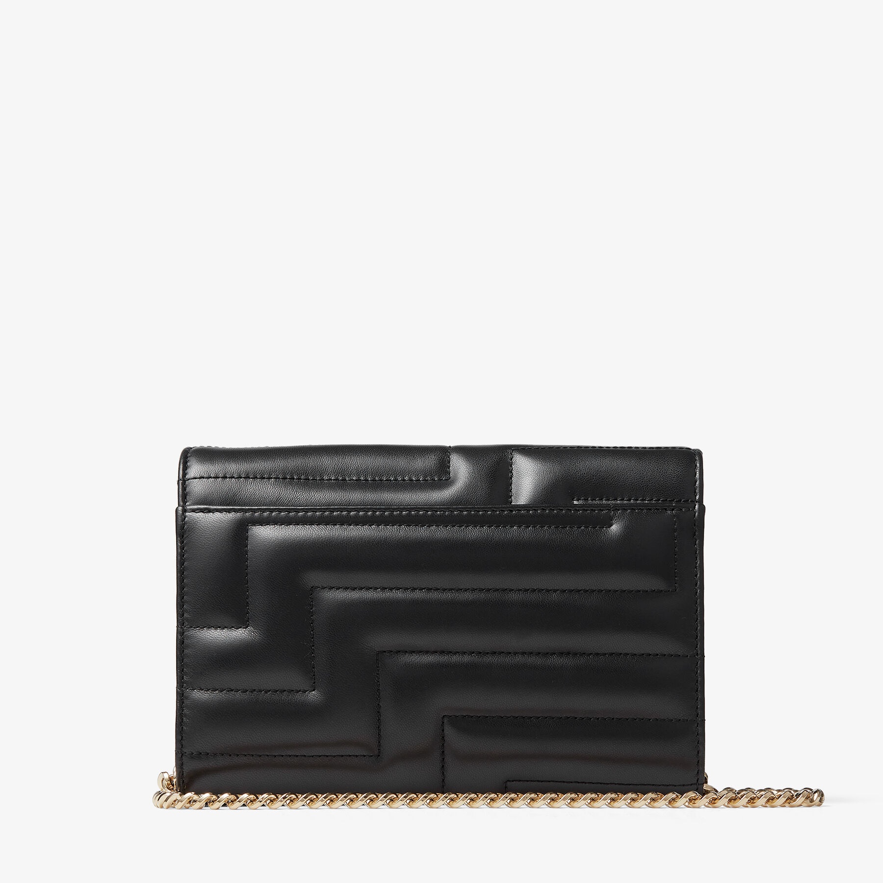 Varenne Avenue Clutch
Black Avenue Nappa Leather Clutch Bag with Light Gold JC Emblem - 7