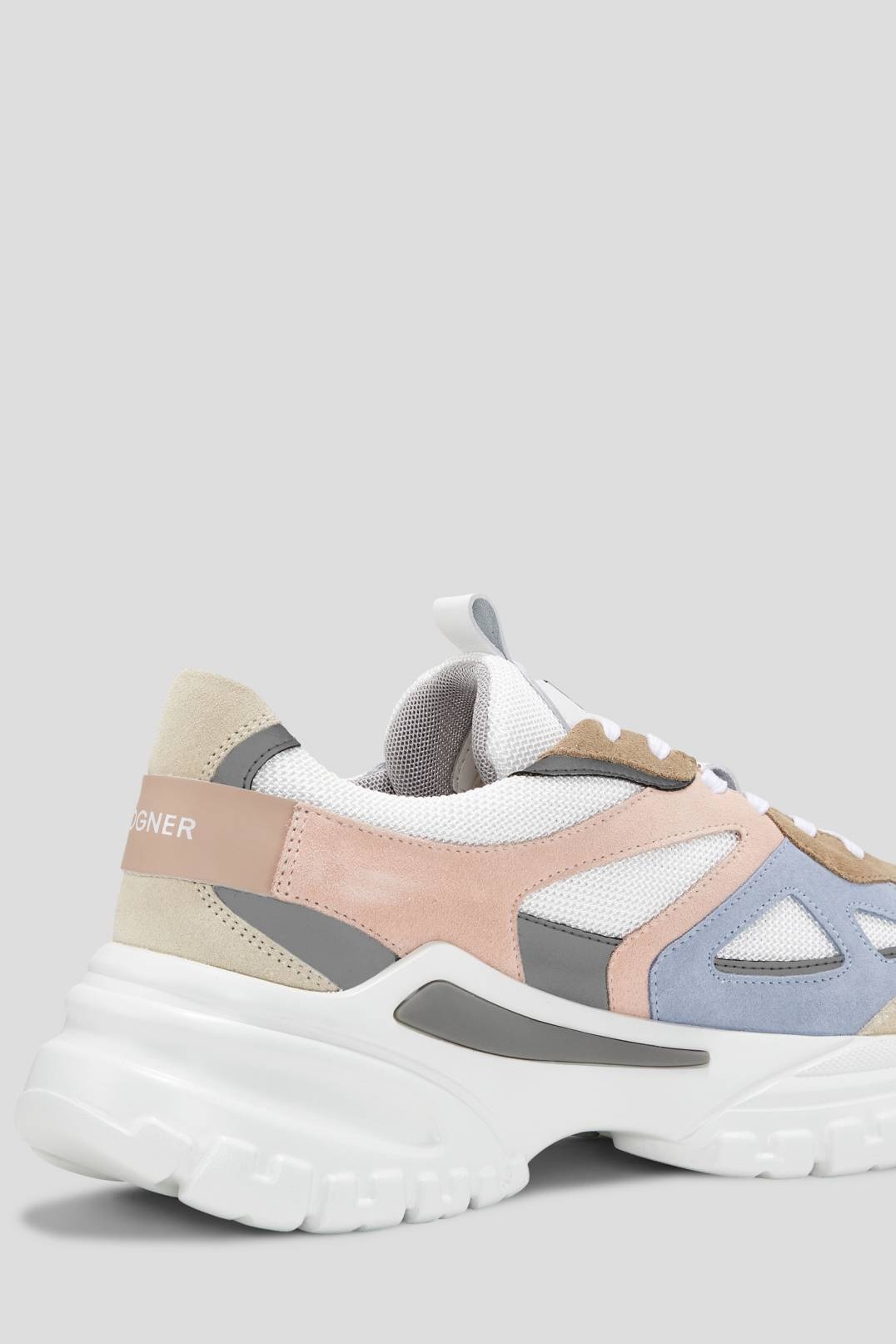 TOKYO PLATFORM TRAINERS IN WHITE/PINK - 7