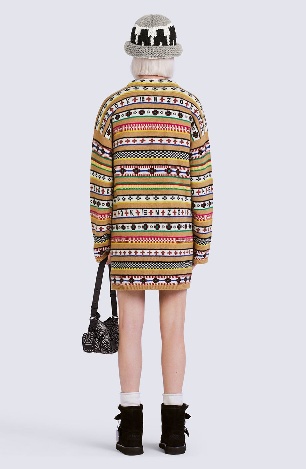 'Fair Isle' jacquard jumper dress - 3