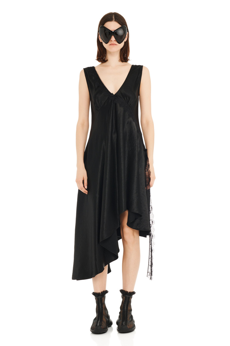 Collina Strada BLACK TULIP DRESS outlook