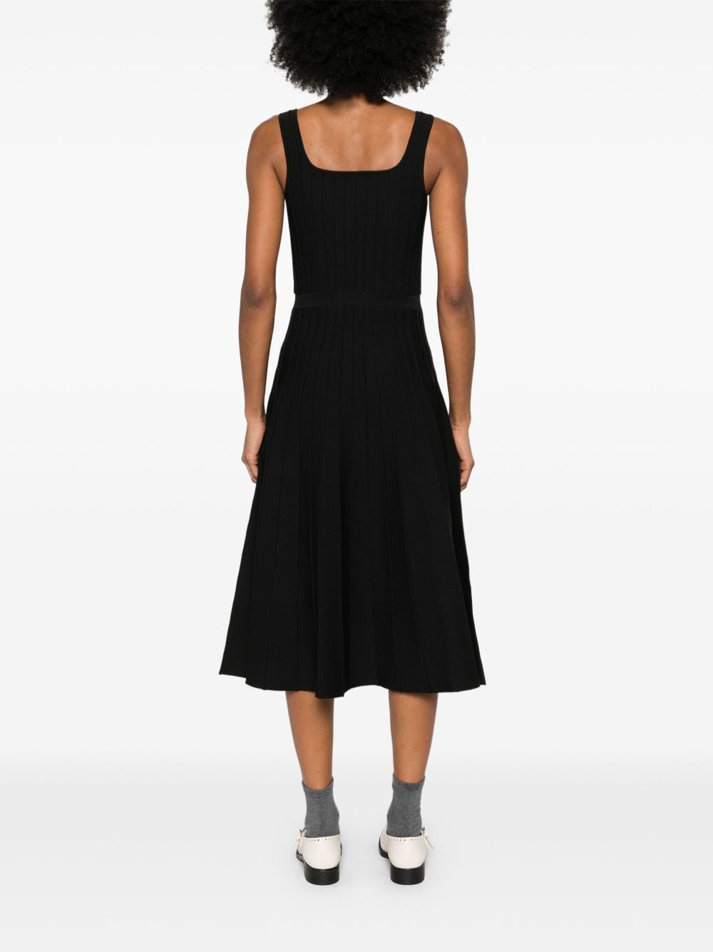 ribbed midi dress - 4