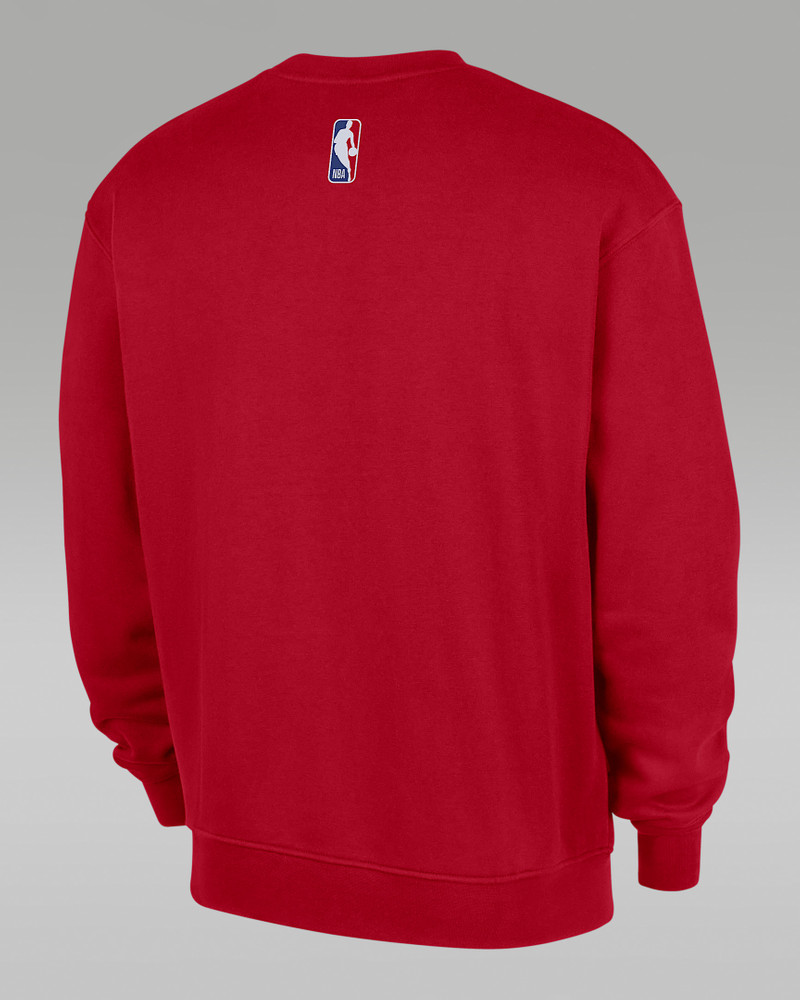 Jordan Philadelphia 76ers Statement Essentials Men's Jordan NBA Fleece Crew-Neck Sweatshirt outlook