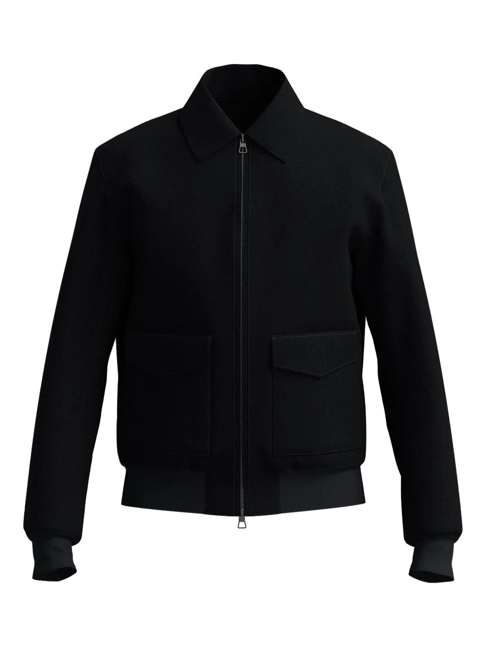 zip-front jacket - 1