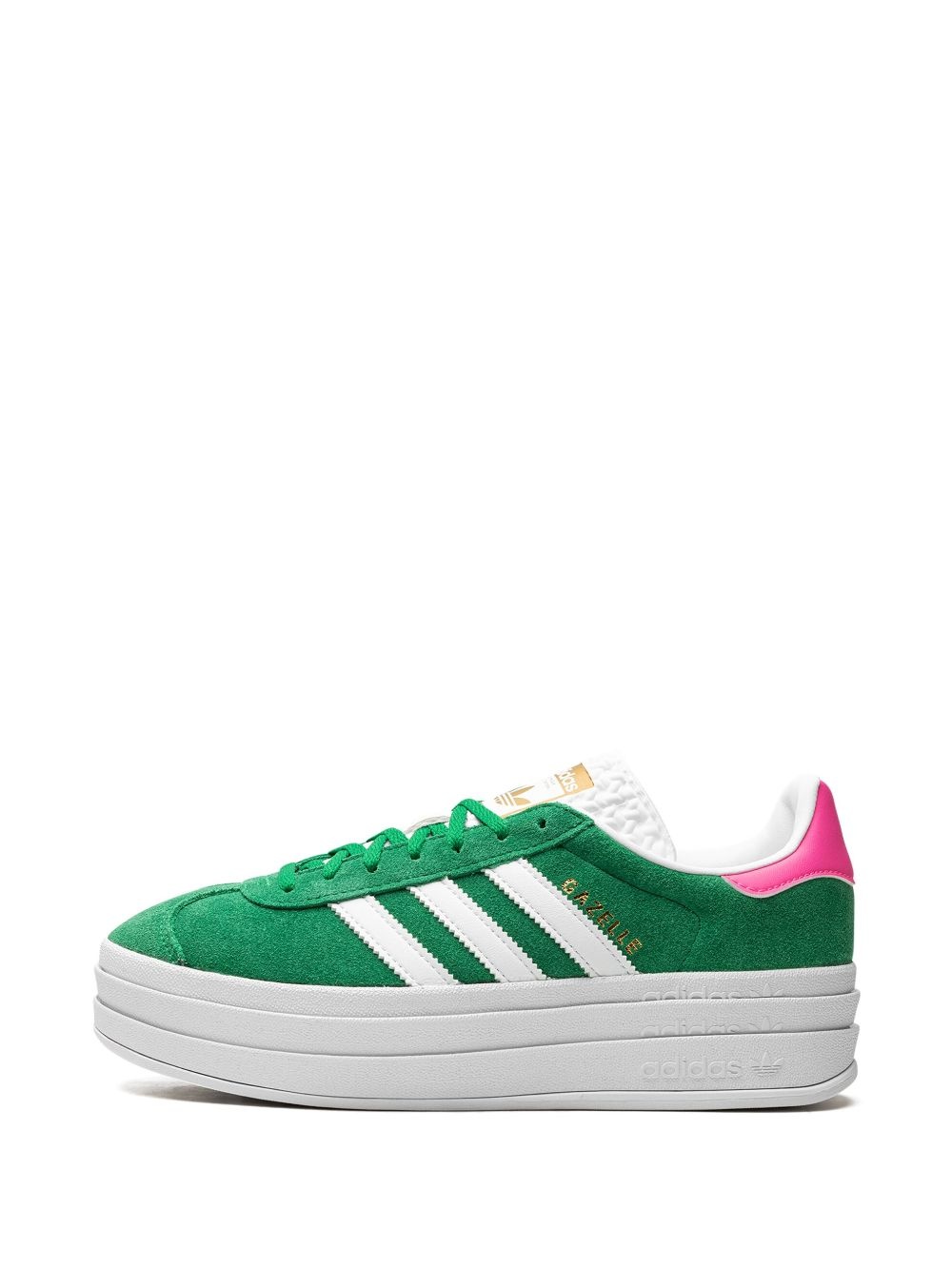 Gazelle Bold "Green/Lucid Pink" sneakers - 5